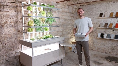 Stefan Kuhnert aus Karlsruhe hat ein Indoor-Gartensystem entwickelt