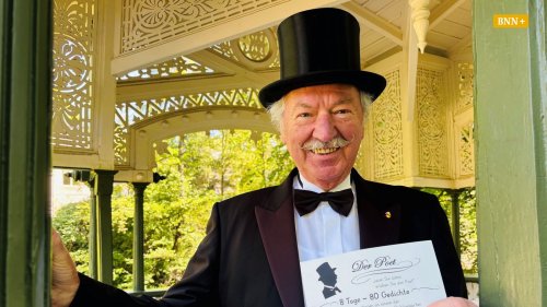 Ohne Internet und Handy: Baden-Badener Poet Peter Zorn liest Bücher