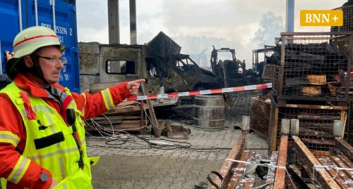 „Größter Einsatz in Keltern“: Feuerwehr bekämpft noch immer Glutnester