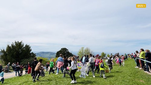 9999 Ostereier verstecken sich auf dem Merkur in Baden-Baden