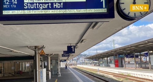 Leere Bahnsteige, Unterricht nach Plan: Der Streiktag in Pforzheim