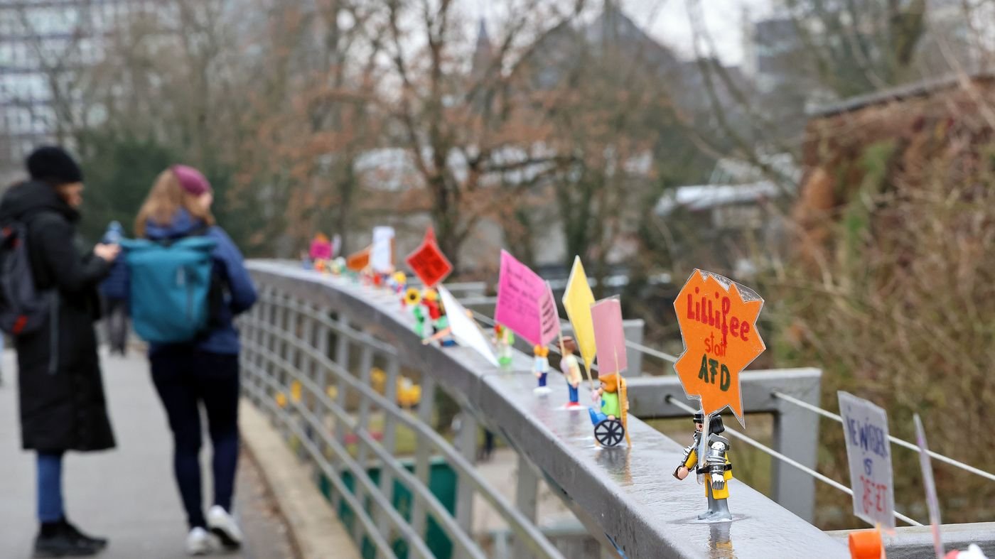 Neues am Mittag: Mini-Demo auf Karlsruher Zoobrücke