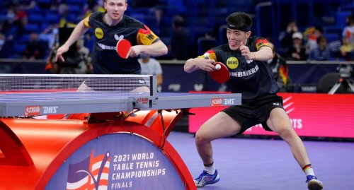 Deutsches Tischtennis-Doppel spielt um WM-Medaille