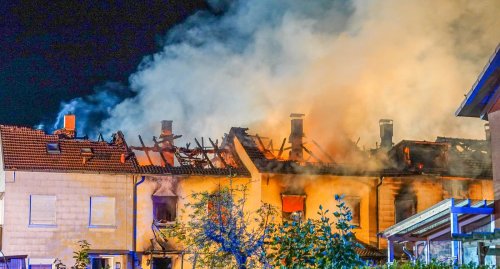 Brand von sechs Reihenhäusern in Offenburg: „keine Anzeichen von Fehlverhalten“