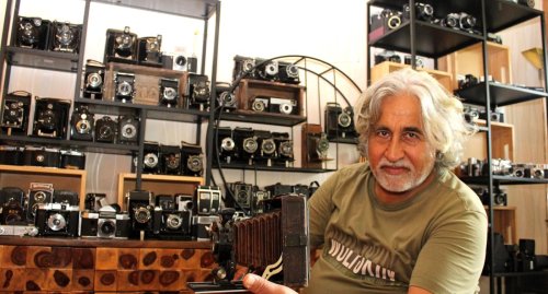 So hat ein Karlsruher sein Faible für alte Kameras entdeckt