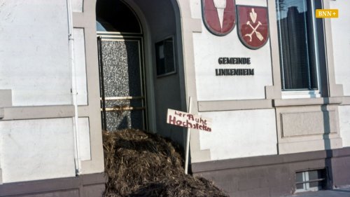 Stinkender Protest gegen Fusionspläne in Linkenheim