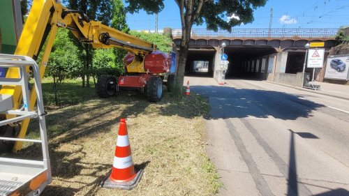 Nächtliche Straßensperrung - 115 Jahre alte Brücke wird überprüft