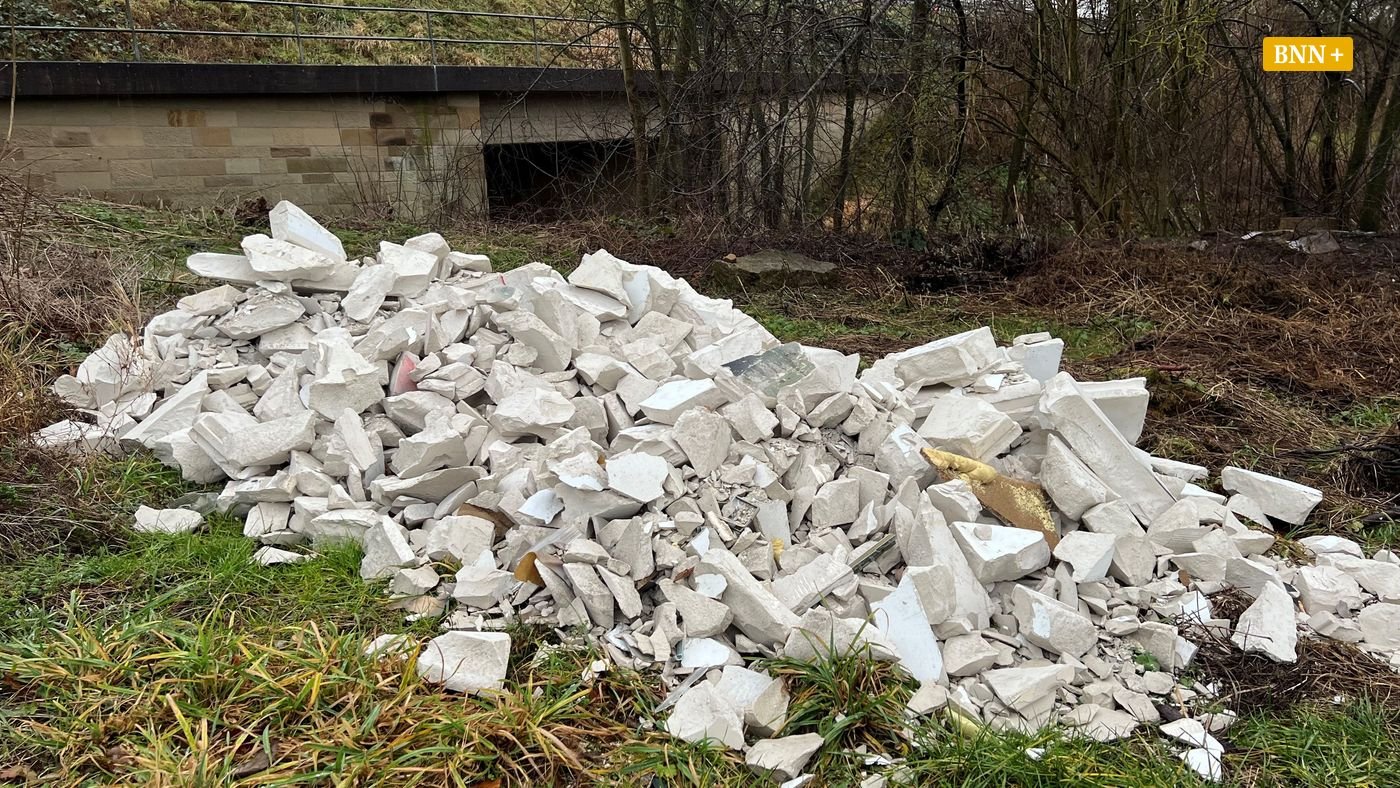 Illegal Bauschutt in Bretten entsorgt: 450 Euro Kosten