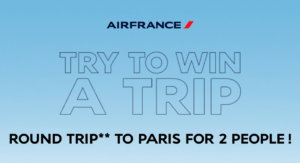 Win Flights For 2 To Paris From Air France!