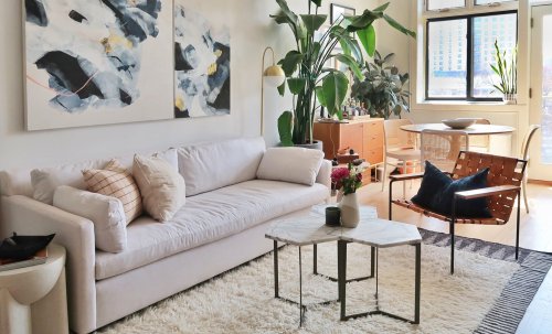 Real Home Tour: Small Space Tips From A Stylish 660 Square Foot Apartment - Bobby Berk