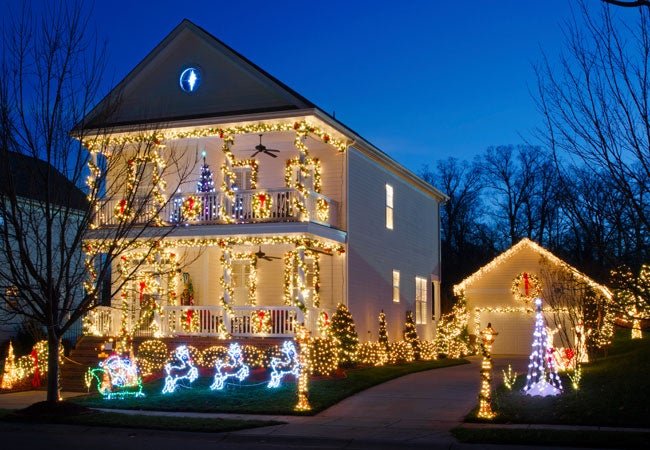 How To: Hang Christmas Lights Outside