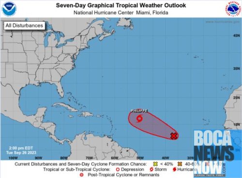 HURRICANE CENTER: Now 90-Percent Chance System Forms East Of Florida Within Days