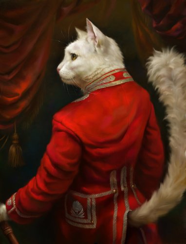 The formal cat fantasy portraiture of Eldar Zakirov