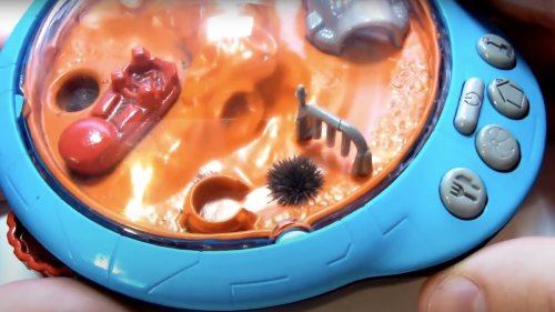 This virtual pet made of iron filings is somehow adorable