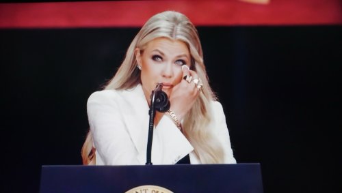 Erika Kirk rallies her "happy warriors" against trans people, Muslims, and "whoever else"