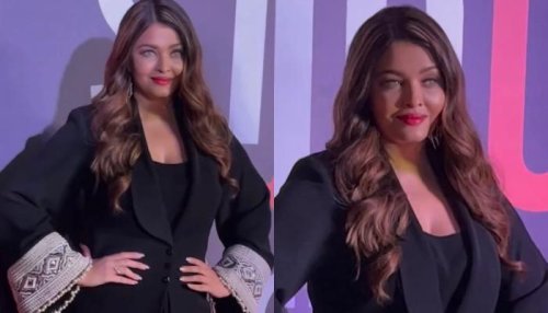 Aishwarya Rai Bachchan Dons Oversized Black Blazer Dress, Netizen Say 'Too Much Botox...'