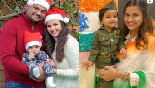 Vrinda Dawda Shares A Joyful Video With One-Year-Old Son, Shreyaan Who Is Decked Up As 'Netaji'