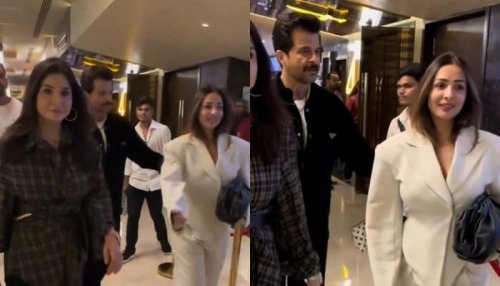 Anil Kapoor Escorts Malaika Arora In A Viral Video, Netizen Says 'Anil With His Daughter-In-Law'