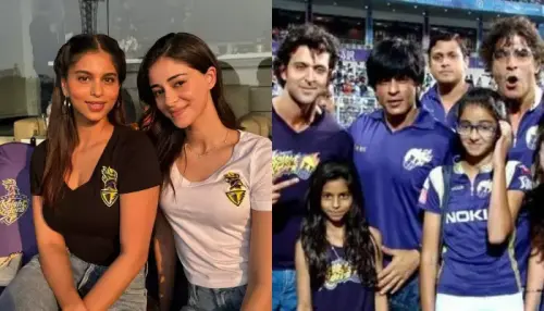 Ananya Panday Posts Her And Suhana Khan's Then-And-Now Pic From KKR Matches, Netizens React