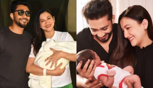 Gauahar Khan's Newborn Son Turns One-Month Old, The Doting Parents Reveal His Unique Name