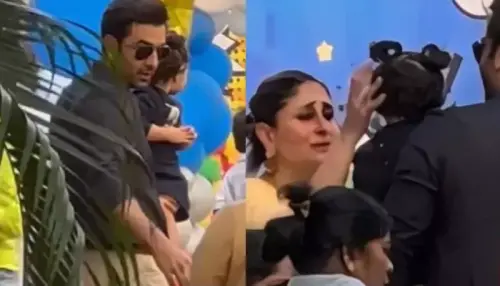 Ranbir Kapoor's Daughter, Raha Attends Cousin, Jeh's Birthday Party, Kareena Looks At Her In Awe