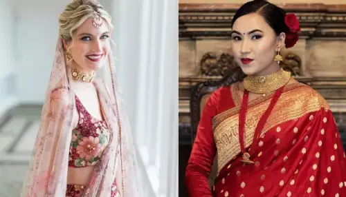15 International Brides Who Donned Sabyasachi Ensembles On Their Wedding: New York To Nepal
