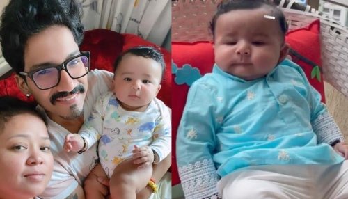 Bharti Singh And Haarsh's Baby, Laksh Looks Cute In A Blue 'Kurta', Celebrates Independence Day