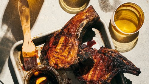 Caramel-Glazed Pork Chops