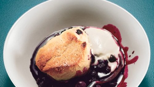 Blueberry Cobbler with Easiest-Ever Biscuits