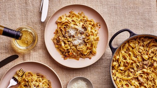 White Bolognese With Braised Rabbit