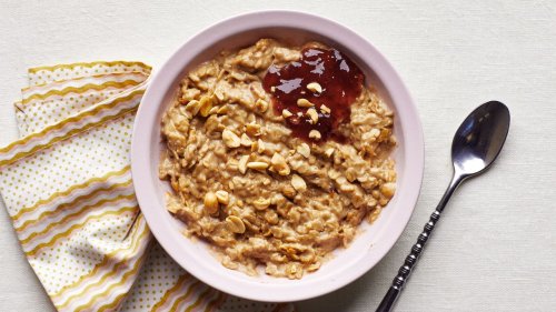 Peanut Butter and Jelly Oatmeal