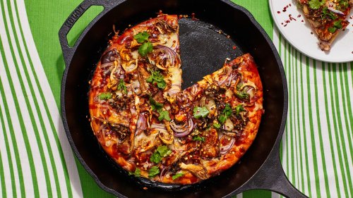 BBQ Mushroom Pizza