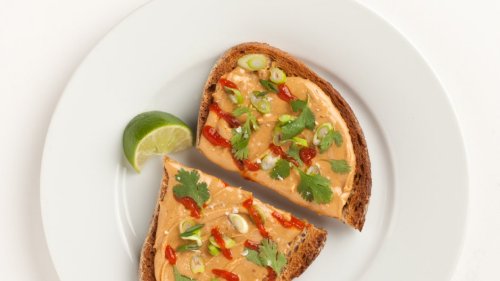 Peanut Butter–Sriracha Toast