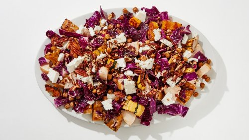 Raw and Roasted Dinner Salad
