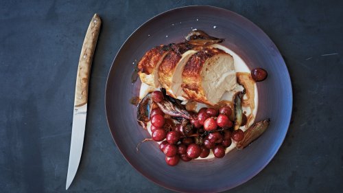 Oven-Roasted Chicken with Grapes