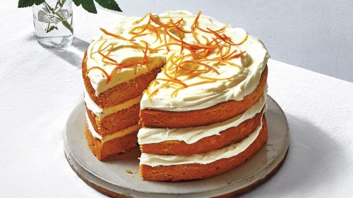 Sweet Potato Cake With Salted Cream Cheese Frosting