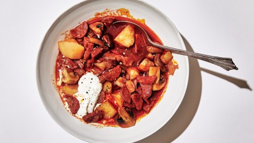 This Smoky Chorizo Stew Will Make You Actually Excited for Leftovers (for an Entire Week)