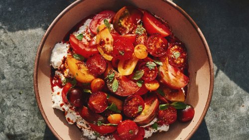 Tomatoes With Creamy Feta