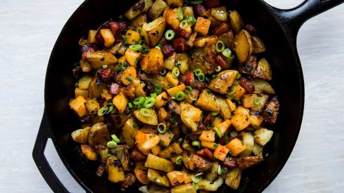 You Can Probably Make This Kimchi Potato Hash With Your Eyes Closed