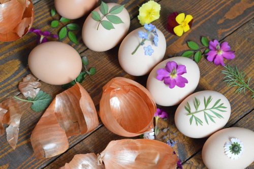 4 kreative Ideen, um Eier für Ostern zu färben