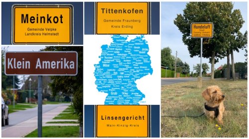 Das sind die lustigsten Ortsnamen in Deutschland