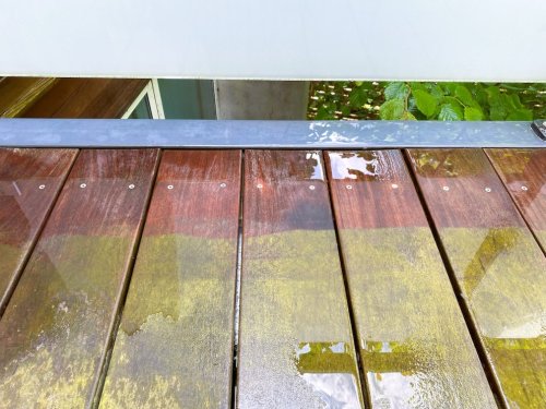Wie man hartnäckigen Grünbelag schnell wieder loswird