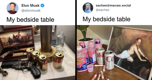 Elon Musk Tweets A Photo Of His Bizarre Bedside Table, And It Instantly Becomes A Meme (32 Pictures)