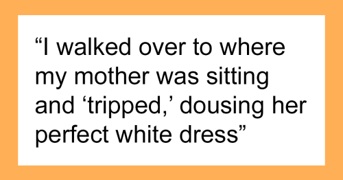“Her Dress Was Much More Of A Bridal Dress Than The Bride’s”: Sibling Of The Groom Ruins Their Mother’s Dress After She Attempts To Make Her Son’s Wedding About Her
