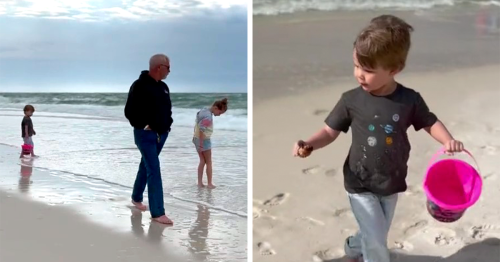 Woman Finds Out Her Dad Would Buy Seashells And Throw Them On The Beach For Her To Find When He Does The Same For His Grandkids