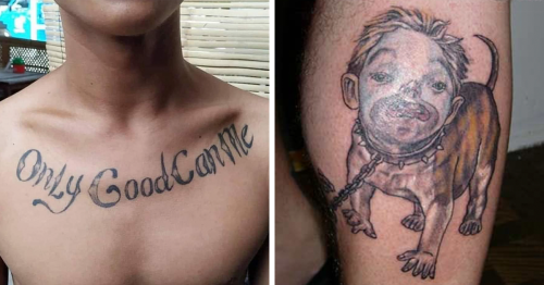 59 Real-Life Tattoos That Could Be Called Permanent Mistakes