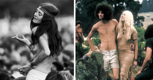 Girls From Woodstock 1969 Show The Origin Of Todays Fashion