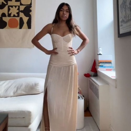 “I Need Your Help”: Woman Sparks Debate After Showing Tan Dress She Planned To Wear To A Wedding