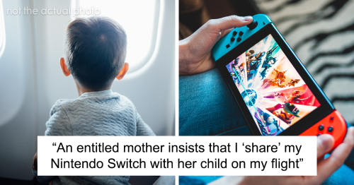 Entitled Mom Tries To Shame This Passenger For Not Giving Her Nintendo Switch To Her Son, Gets Shut Down By People On The Plane