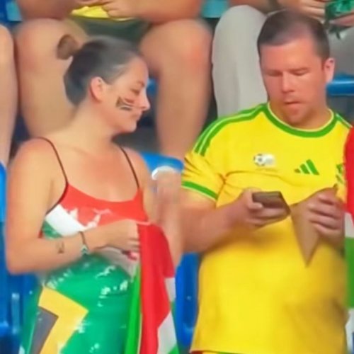 Couple’s Viral World Cup Moment Backfires As Fans Urge Woman To “File For Divorce”